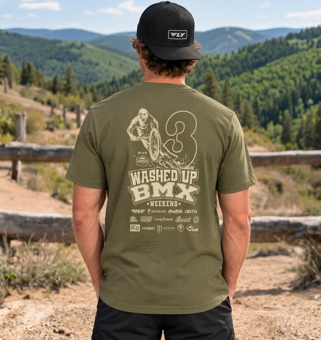 Limited Edition! 3rd Annual Washed Up BMX Weekend T-Shirt