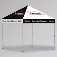 Bombshell Racing Popup Style Canopy